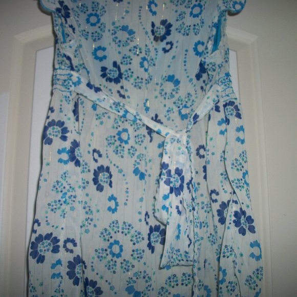 Balletcore COQUETTE AESTHETIC ROMANTIC FLORALS SEMI SHEER FEMME TOP 11/13 - Picture 5 of 5